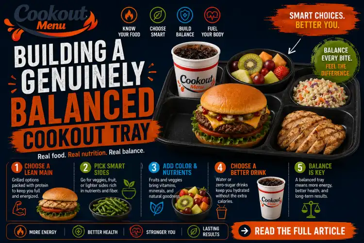 Is the Cookout Tray Healthy? Guide to building a balanced Cookout Tray with healthier mains, smart sides, nutritious drinks, and better meal choices.