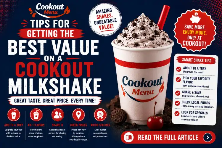 Cookout Milkshake Cost guide with money-saving tips, tray upgrade options, and the best ways to maximize value.