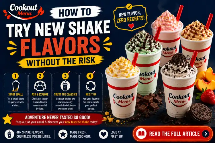 Underrated Cookout Milkshake Flavors guide with simple tips for discovering new Cookout shakes without ordering the wrong flavor.