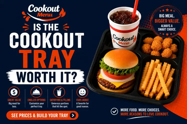 Cookout Tray review explaining its value, generous portions, customizable options, and why it remains a popular fast-food meal.