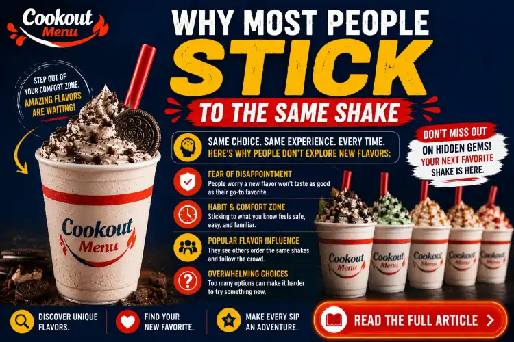 Underrated Cookout Milkshake Flavors article explaining why many customers overlook Cookout's hidden milkshake favorites.