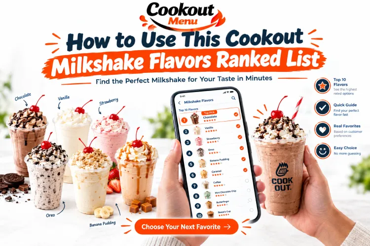 Side-by-side Oreo Cheesecake and Banana Pudding milkshakes from Cook Out