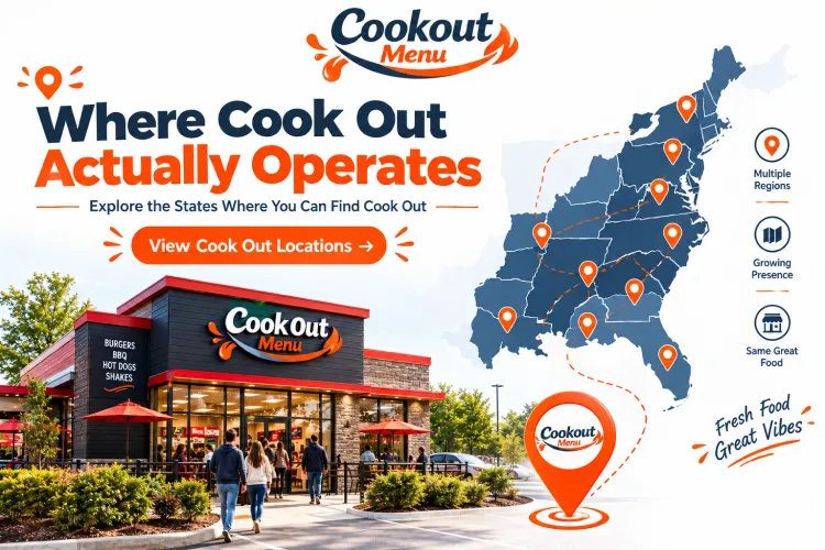 Cookout Near Me location guide showing where Cook Out actually operates across the United States with regional coverage and restaurant availability details.